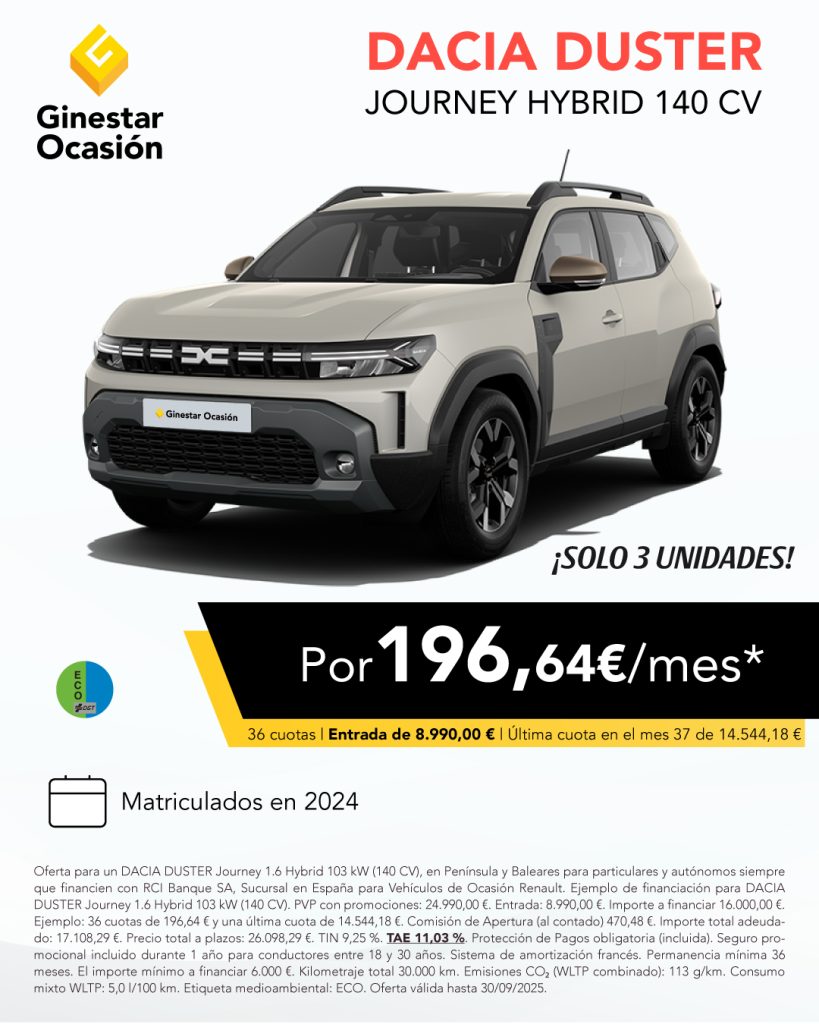 Dacia duster híbrido